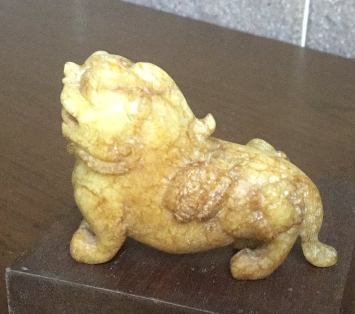 錦福齋】明清玉器玉雕辟邪“五毒神獸“ 和田古玉雕。玉雕/鏤雕/巧鏤雕/古