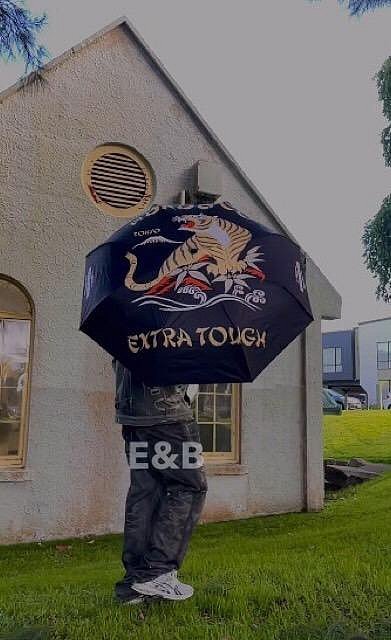 全新NEIGHBORHOOD 24SS TIGERPRINT FOLDING UMBRELLA 傘老虎摺疊