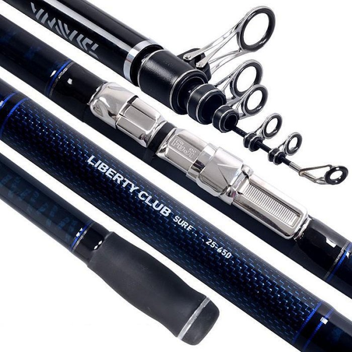 DAIWA - Daiwa  磯・波止万能竿 【LIBERTY  ISO】 DAIWA LIBERTY CLUB ISO CSV Telescopic Fishing Rod Portable