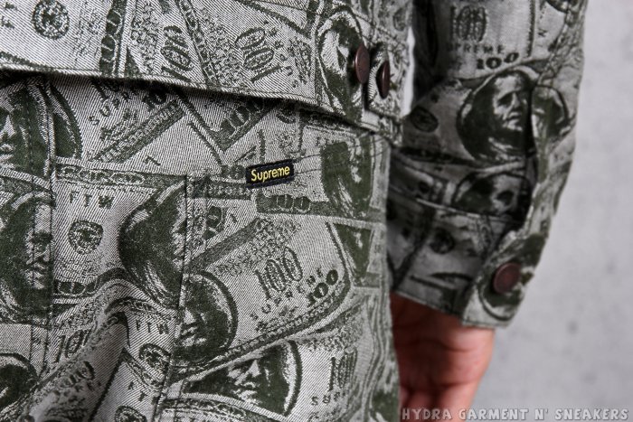HYDRA】Supreme 100 Dollar Bill Overalls 吊帶褲美金鈔票丹寧【SUP081