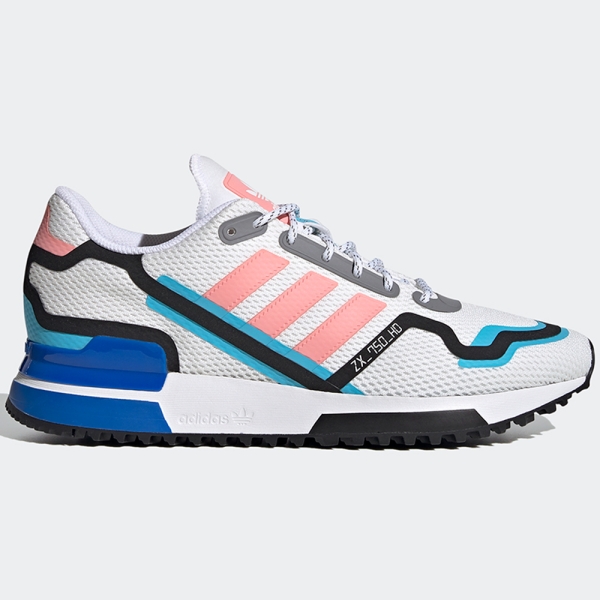 Adidas ZX 750 HD 男鞋慢跑休閒復古透氣白粉藍【運動世界】FV2872