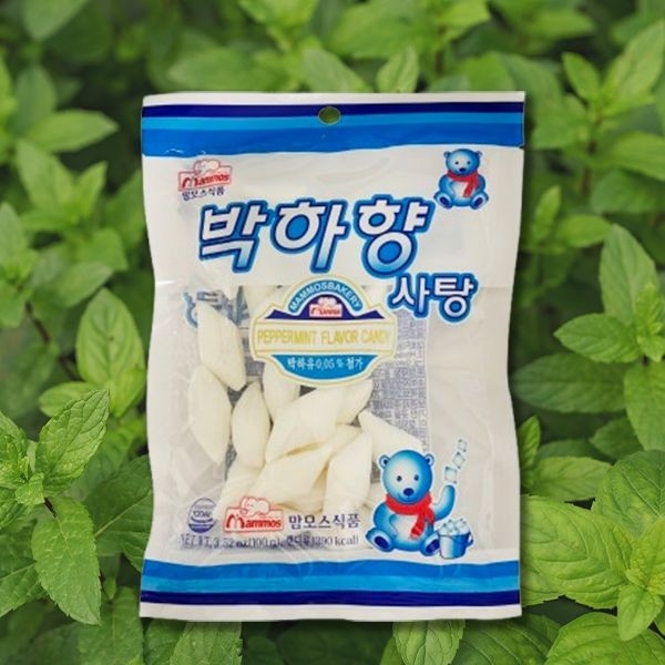 韓國 MAMMOS 菱形薄荷糖(100g)【小三美日】 D034353 口氣清新 提神 涼感