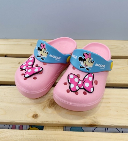 【震撼精品百貨】Micky Mouse 米奇/米妮 ~台灣製正版兒童迪士尼花園鞋-粉米妮(15~20號)#19348