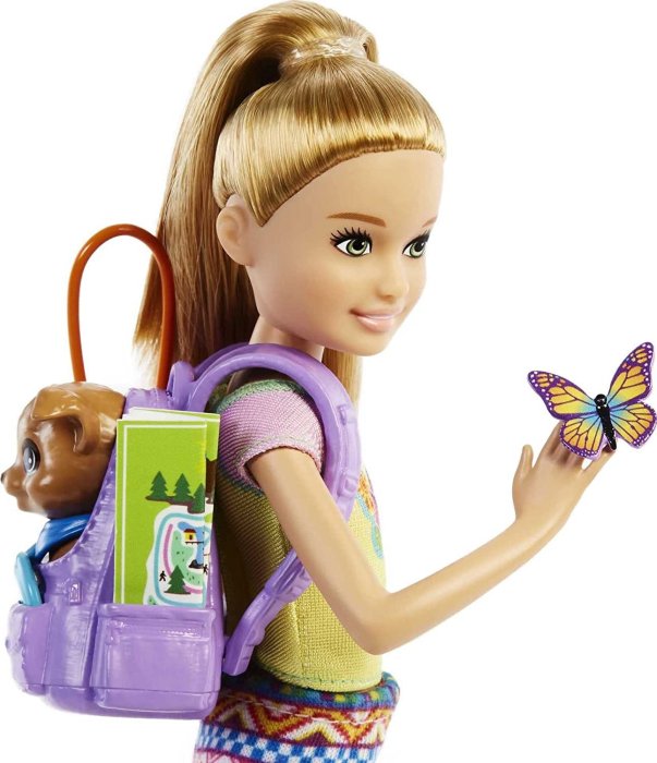 盒損特價芭比正版思茜露營芭比妹妹娃娃套裝Barbie It Takes Two Stacie - Main Image