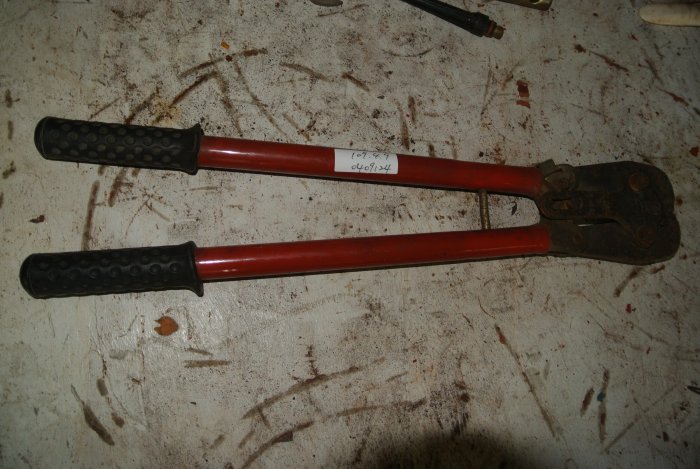 現貨！中古高強度鋼纜壓接鉗 / 鋼索剪 - 實用工具，堅固耐用！