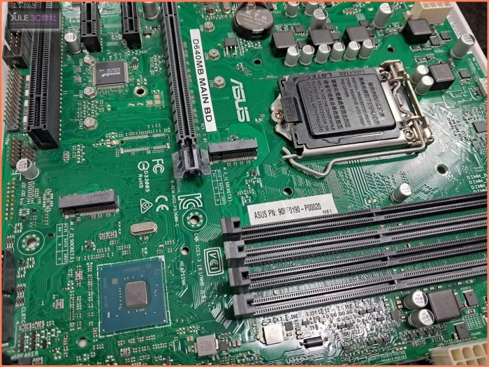 JULE 3C會社-華碩 D640MB B360M/DDR4/八九代/經典商務機/WIN10授權/庫存/MATX 主機板