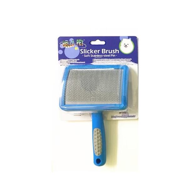 HELLO PET 犬貓美容工具 梳具系列｜大彎殼針梳-沾珠 美容梳具 台灣製造『寵喵樂旗艦店』