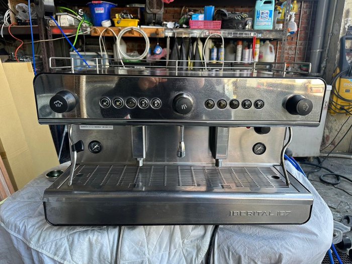 【東鼎二手家具】IBERITALIB7雙孔半自動營業用咖啡機*飲料機*咖啡機*奶泡機*營業咖啡機*餐飲設備*飲料設備