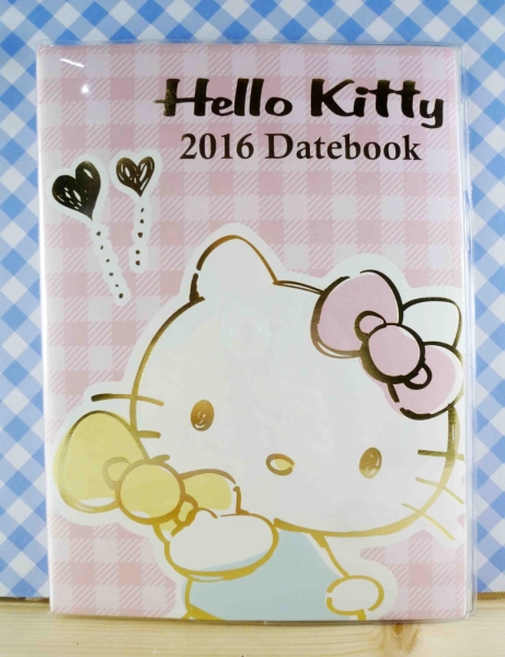 【震撼精品百貨】Hello Kitty 凱蒂貓~kitty證件套-A5粉格