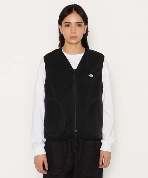Sweater Vests Danton Fleece Collarless Fleece Vest DANTON Polartec