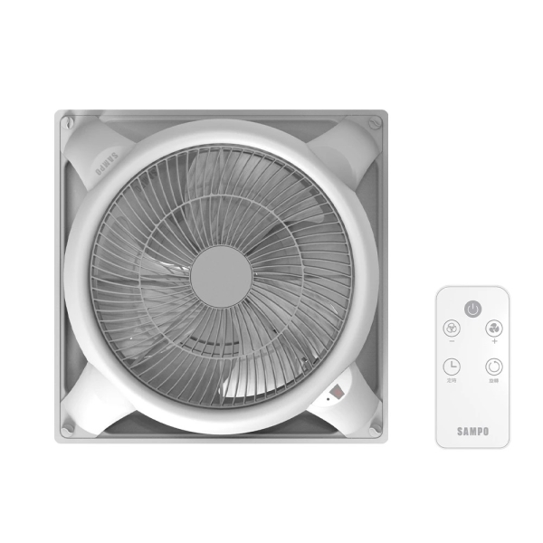 SAMPO聲寶 18吋 9段速微電腦遙控DC直流吸頂循環扇 SK-S24181WL MIT【不含安裝】