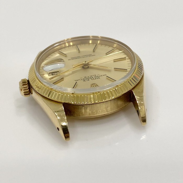金運名錶當舖ROLEX 勞力士R28 15038 DATE 750黃金錶頭原裝現貨1348