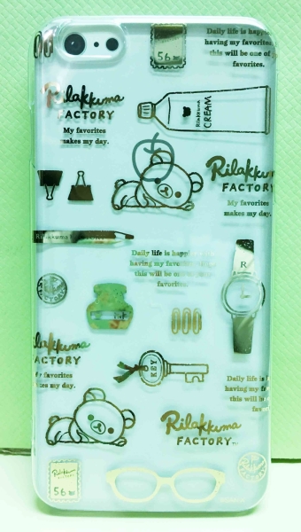 【震撼精品百貨】Rilakkuma San-X 拉拉熊懶懶熊~IPONE 6 PLUS手機殼-透明圖案