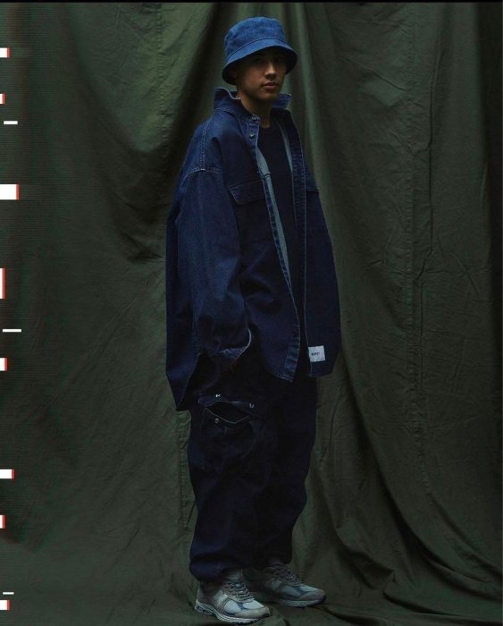 希望商店】WTAPS WCPO 01 LS COTTON DENIM 22AW 重磅水洗丹寧
