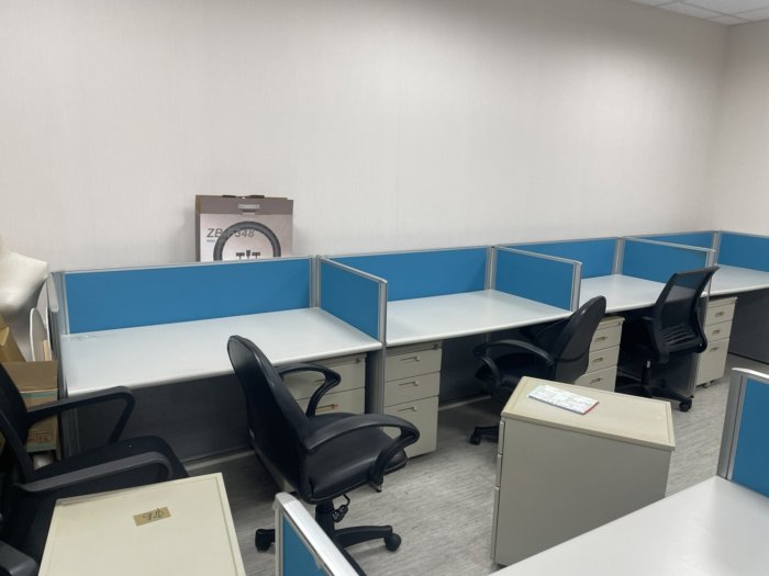 桃園國際二手貨中心----辦公室隔間屏風  OA屏風   屏風辦公桌  120*70*102cm