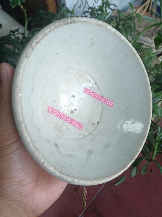 老窯瓷器，宋元白釉盞，白釉碗，元白釉，口徑16公分左右，釉水釉色一流