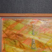 谷田穎郎 二紀会会員 油彩 F10号 大作 「祭りの時がやって来