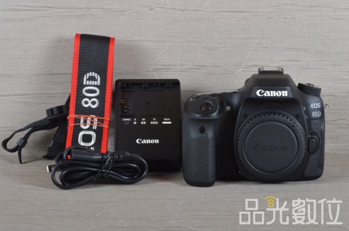 【品光數位】CANON EOS 80D 單機身 快門20XX次 2420萬畫素 #132147T