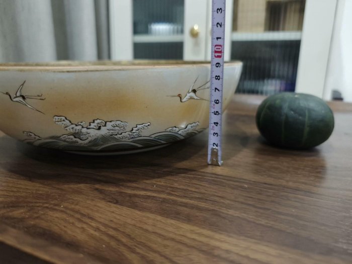 九谷燒湯吞茶碗，30cm日本古美術復原嚴選，京燒特色窯變。 九谷燒京燒