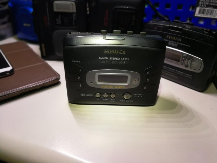 拾荒者 古早 愛華 aiwa HS-TX446 卡帶 收音機 隨身聽