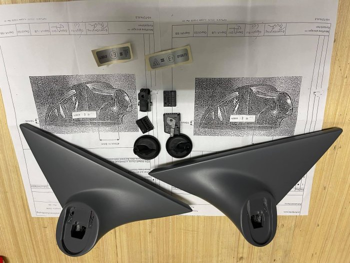 B.E.R.C 精品區 》BMW E46 M3原廠後視鏡底座 318CI 320CI 328CI 325CI 330CI