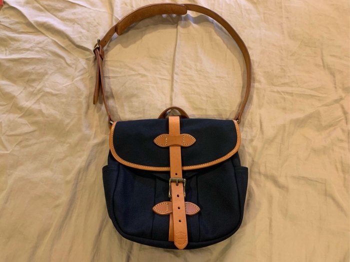 希少・USA製FILSON Small Field Bag #70230Tan 名作フィールドバッグの