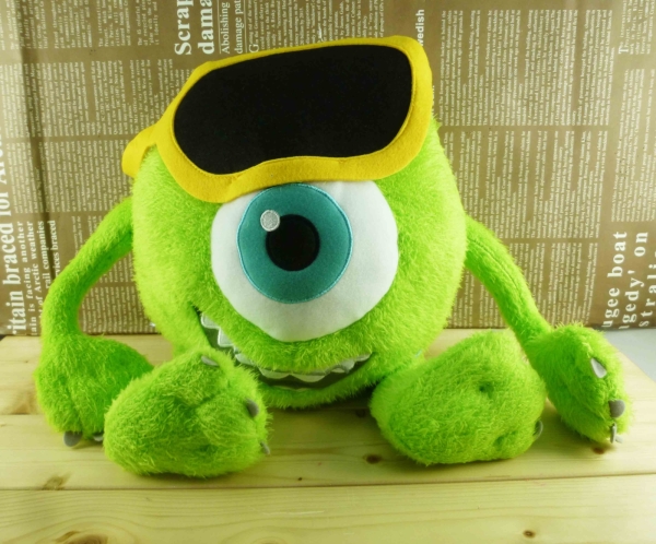 【震撼精品百貨】Monsters University 怪獸大學~絨毛娃娃-大眼仔