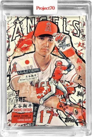 大谷翔平漂亮藝術畫卡2021 Topps Project 70 Art Card 19 | Yahoo拍賣