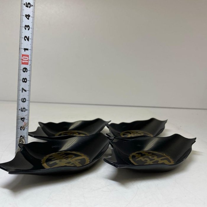 古美術 茶托 魚形 魚形茶托中國美術材質不明4客| Yahoo拍賣
