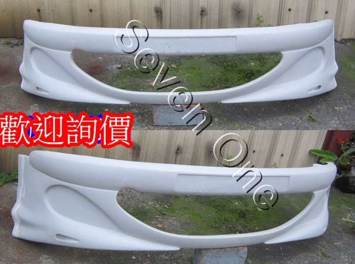 ☆ SEVEN ONE ☆ PEUGEOT 標緻 206 爆走版 前保桿 01-05年