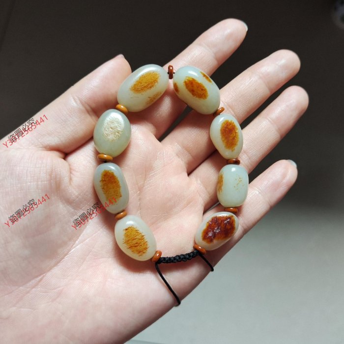 人気，豊富な 「早期收集 中国玉器 新疆和田玉 原石 紅皮沁 白肉 原石