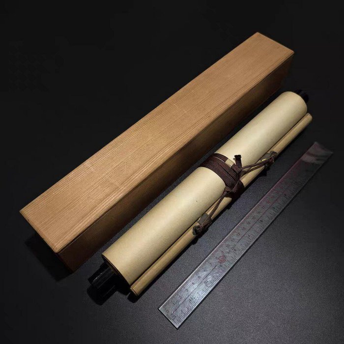 嚴選日本大德寺松長剛書道掛軸，竹葉融入禪語藝術，緑意清風盈室