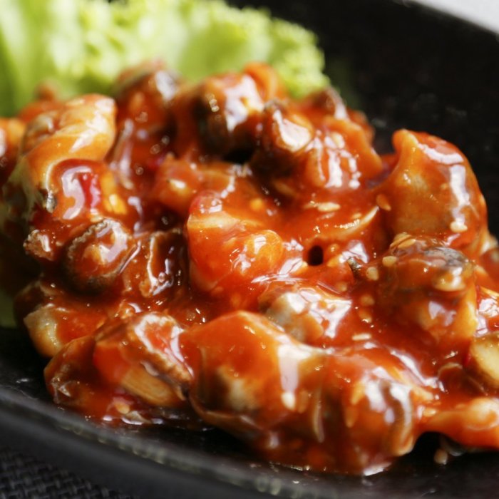 ㊣盅龐水產◇海師傅辣味螺肉1kg◇1kg/包 零$530元/包◇下酒必備辣味螺肉 歡迎團購