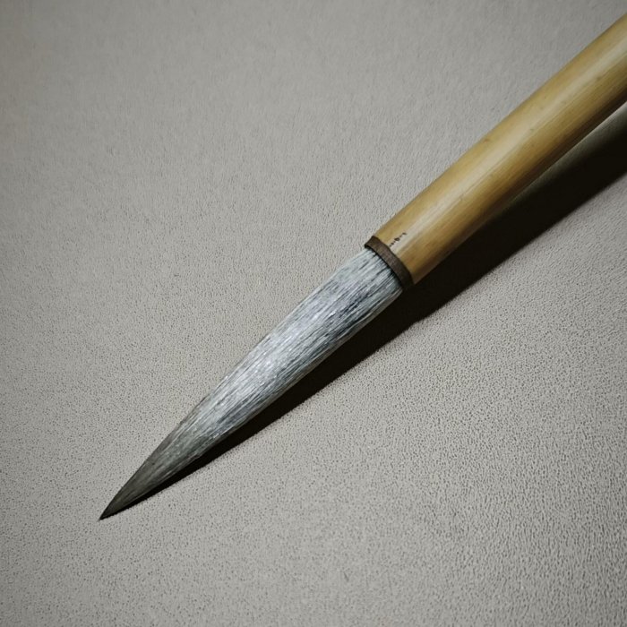 古い筆 超品 長鋒宿純羊毫小楷 2点 善璉莫容湖筆厂 条幅 唐筆 中国 
