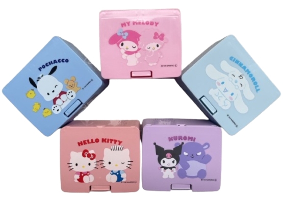 日本 Sanrio 按壓彈蓋式收納盒 Hello Kitty 大耳狗 帕恰狗 美樂蒂 庫洛米 50週年紀念【南風百貨】