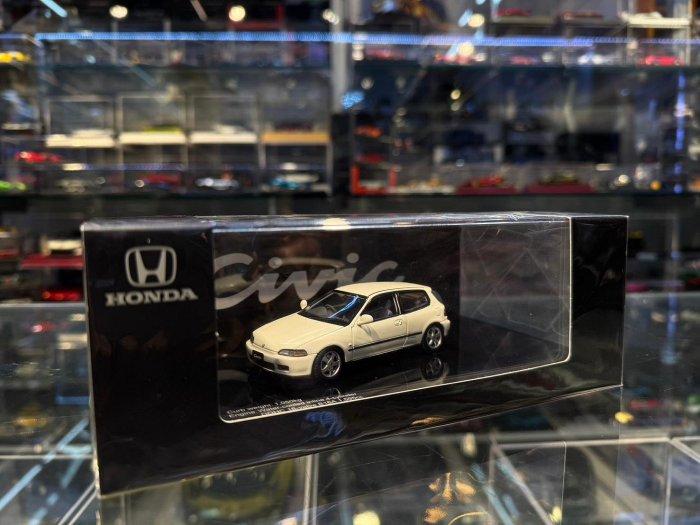 吉華@ 1/43 LCD Model Honda Civic Sir II (EG6) White