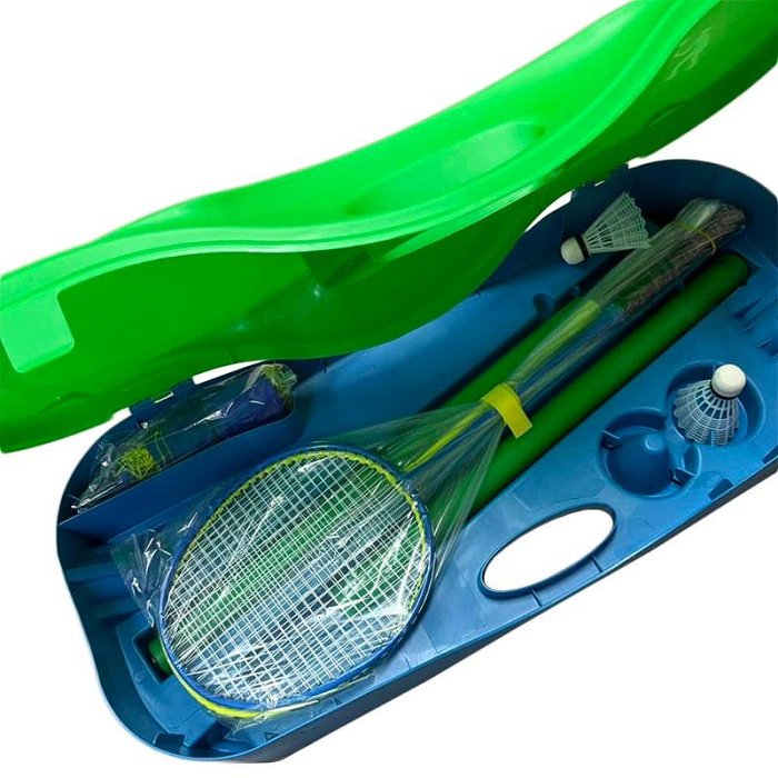 【珍愛頌】A032 新款送球拍+球 攜帶式羽球網架 羽球架 羽毛球網架 羽毛球架 露營 戶外 野炊 活動 折疊