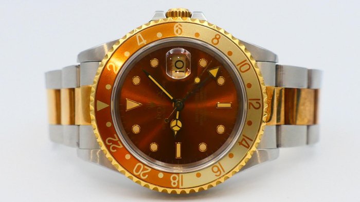 【美好時光】罕見Tiger Eye沙士面ROLEX勞力士16713盒單全16753 116713參考