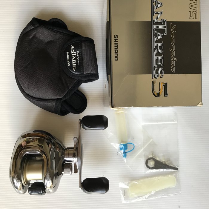 SHIMANO SCORPION ANTARES 5 兩軸式捲線器、小烏龜(日本製)(右手捲