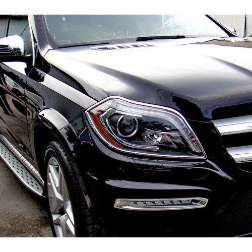 【JR佳睿精品】Benz GL X166 GL350 2013-UP 鍍鉻大燈框 電鍍 改裝 台灣製