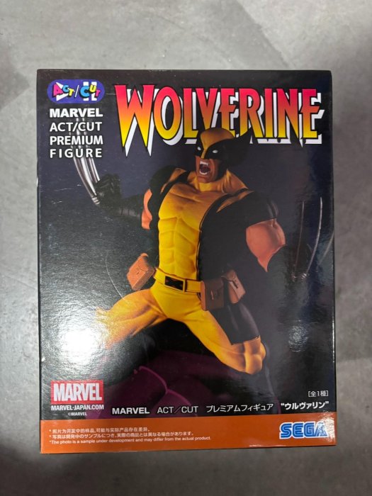 嚴選日版SEGA漫威MARVEL ACTCUT金剛狼景品手辦，限量收藏不容錯過 金剛狼 日版 手辦