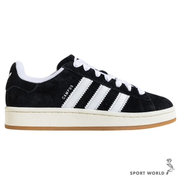 Adidas 休閒鞋 女鞋 麂皮 CAMPUS 00S 黑【運動世界】JQ4111