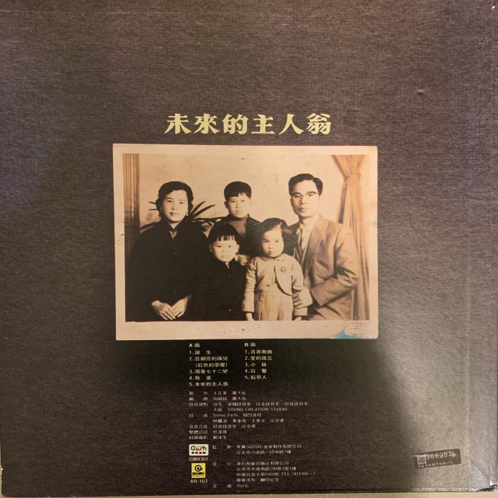 羅大佑 「未来的主人翁」 羅大佑《未來的主人翁》全專輯十首(1983) 📀 - YouTube