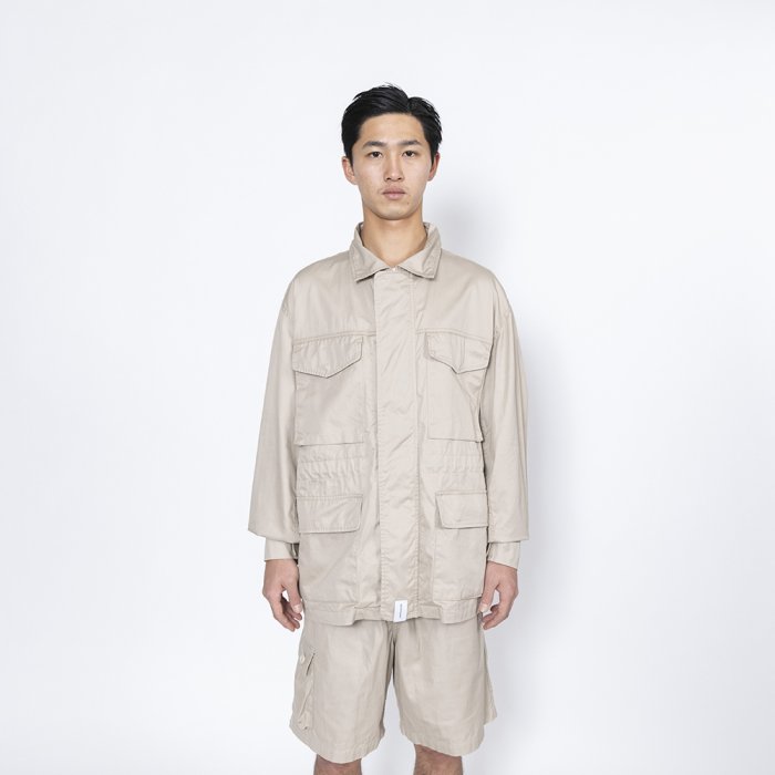 TSU 代購2021SS DESCENDANT KEY WEST TWILL JACKET 斜紋軍裝外套四口袋