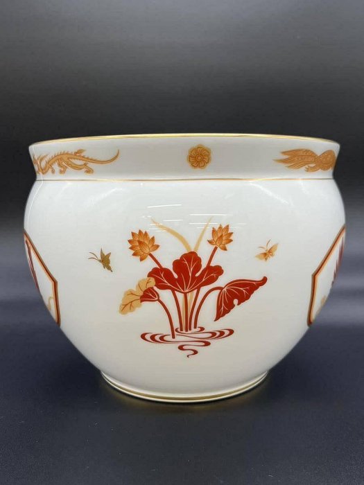 可議價）-日本大倉陶園花瓶四神之內朱雀大倉陶園限定版高級磁器全品標