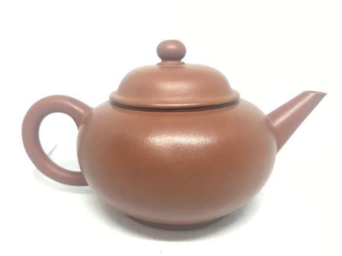 楓香堂= 宜興紫砂朱泥水平標準壺前墅古龍窯燒、中國宜興一九六六年、古
