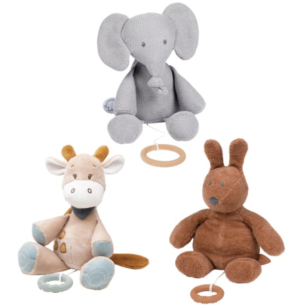 比利時 NATTOU 絨毛音樂拉鈴32CM(2款可選)