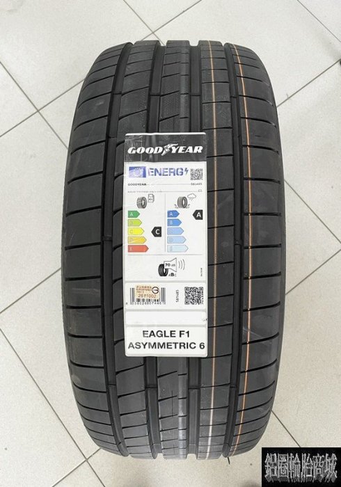 全新輪胎 固特異 F1A6 235/40-19 Eagle F1 Asymmetric 6