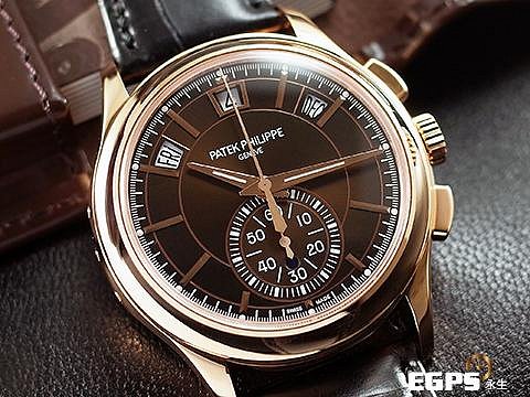 2022單PATEK PHILIPPE 百達翡麗5905 R 飛返計時年曆錶玫瑰金材質5905R