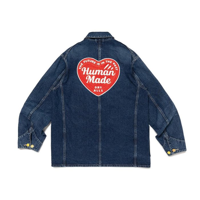 日貨代購CITY】2024AW HUMAN MADE DENIM COVERALL JACKET FUTURE 口袋